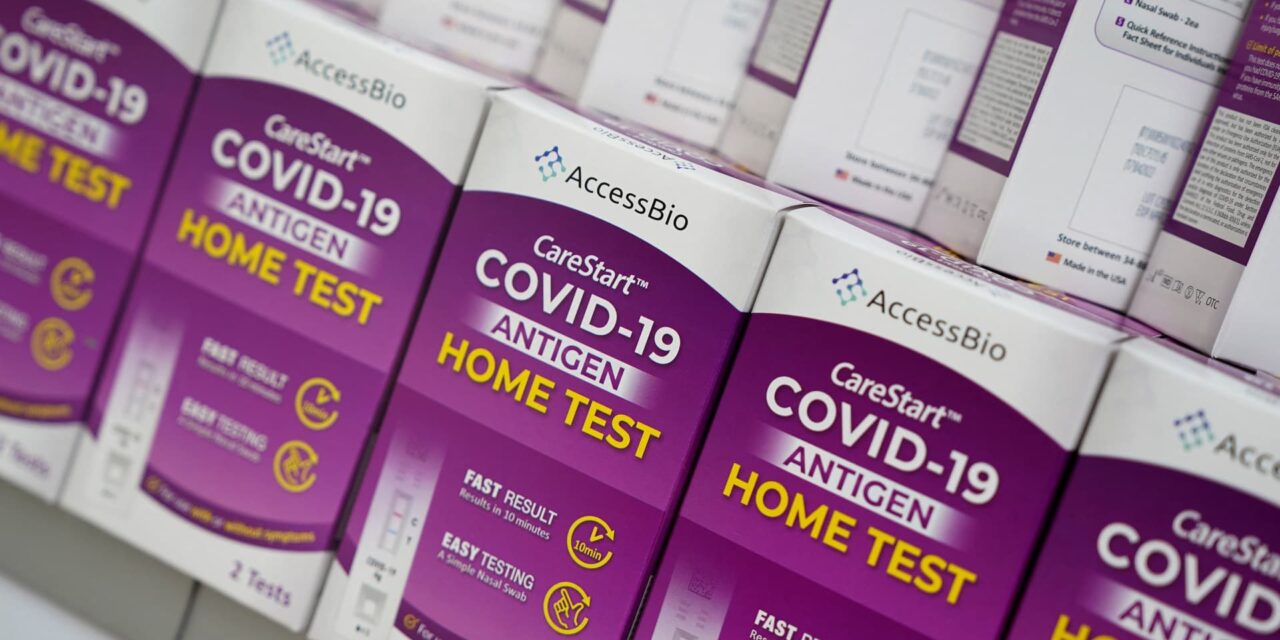 Free at home Covid tests available starting Monday