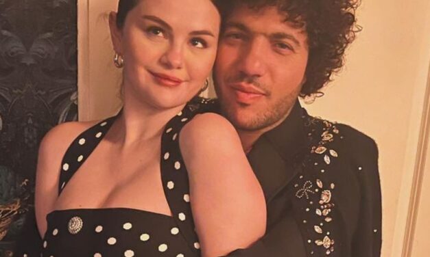 Benny Blanco reacts to his and Selena Gomez's engagement