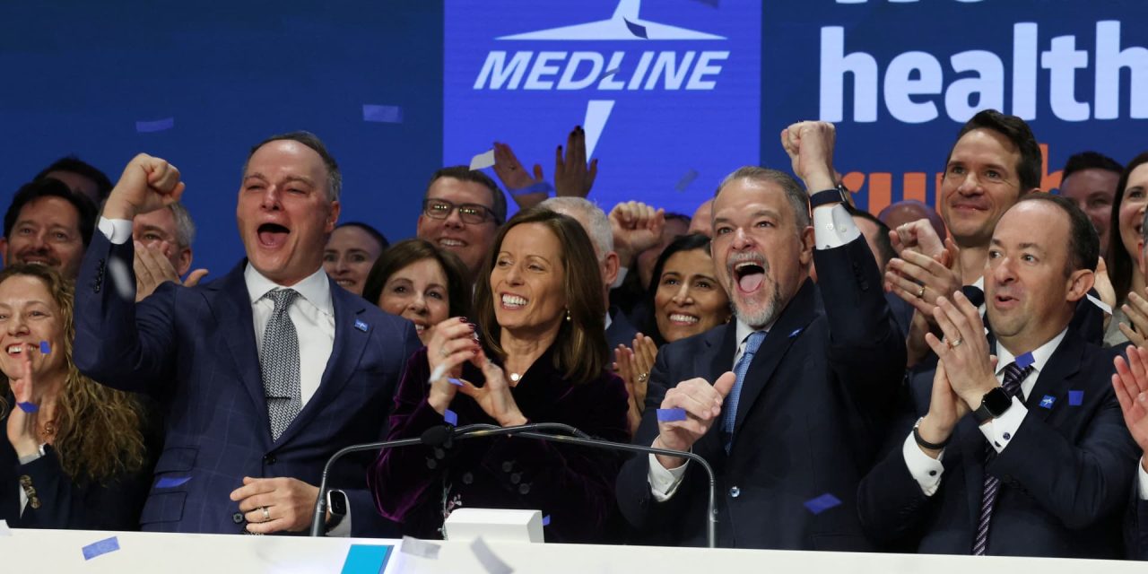 Medline debuts on Nasdaq after largest IPO of 2025