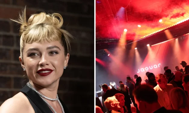 What the premiere of the Jaguar Type 01 looked like in New York